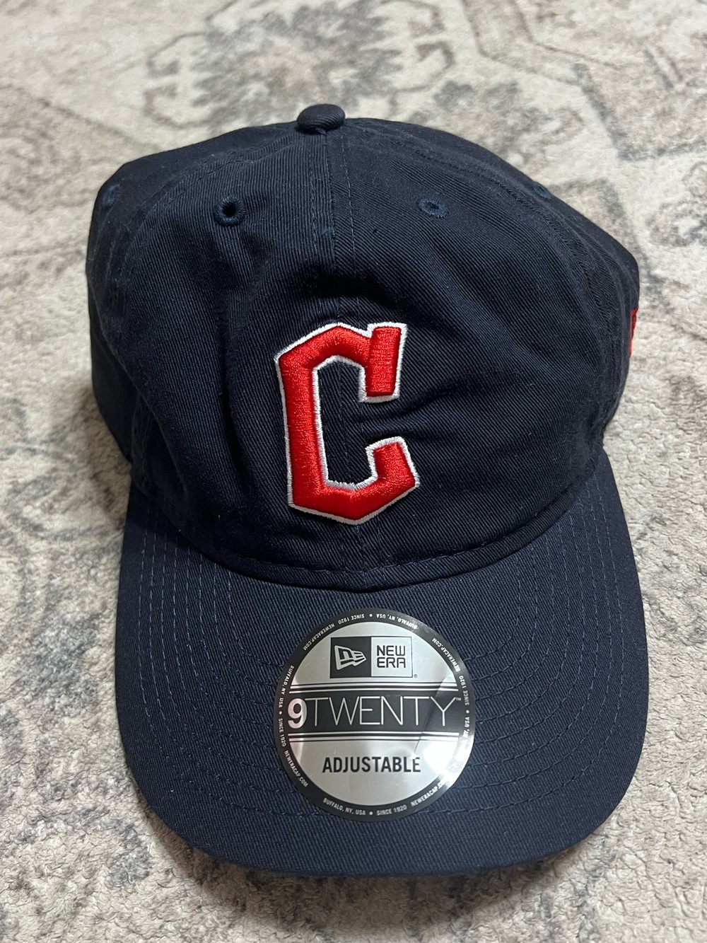 New Era 9TWENTY Cleveland Guardians Clean Up adjustable baseball cap